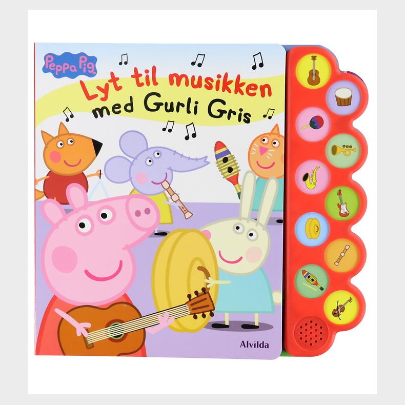 Alvilda Bog m. Lyd - Lyt til musikken med Gurli Gris