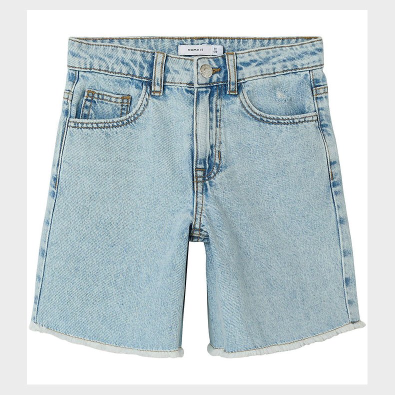 Name it Shorts - Noos - NkfBella - Light Blue Bleched Denim