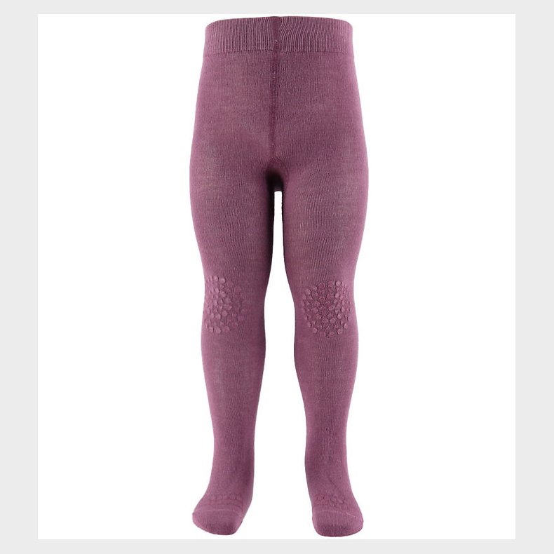 GoBabyGo Skridsikre Str�mpebukser - Bambus - Misty Plum