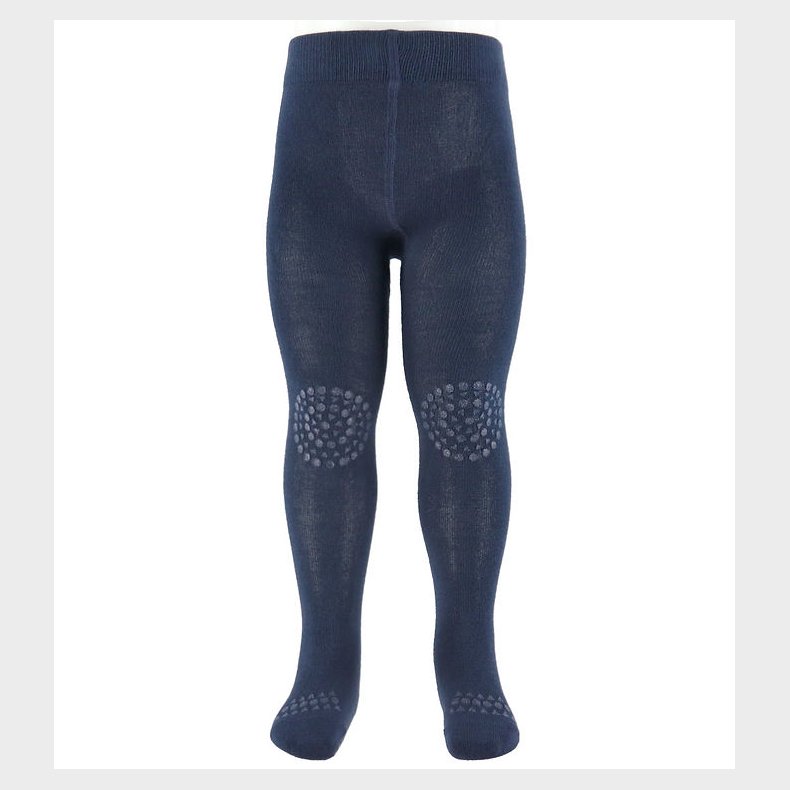 GoBabyGo Skridsikre Strmpebukser - Bambus - Navy Blue