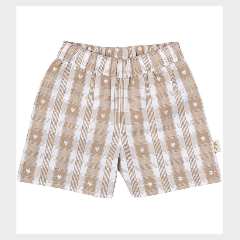 Petit Piao Shorts - Boxy Woven - Off White Heart