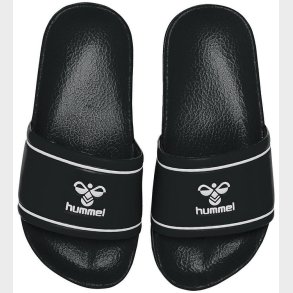 Hummel Badesandaler - Pool Slide Jr - Sort/Hvid