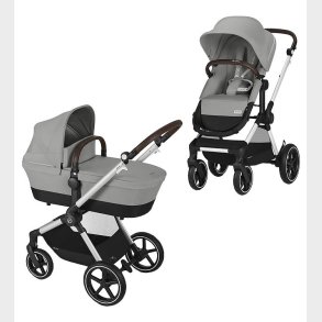 Cybex Klapvogn/Barnevogn - Eos Lux - 2-i-1 - Stone Grey