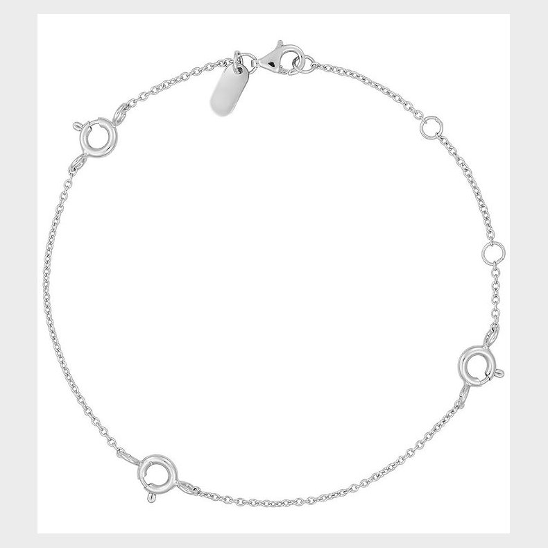 Design Letters Armbnd - Ruth Anchor Charm Lock - Slv