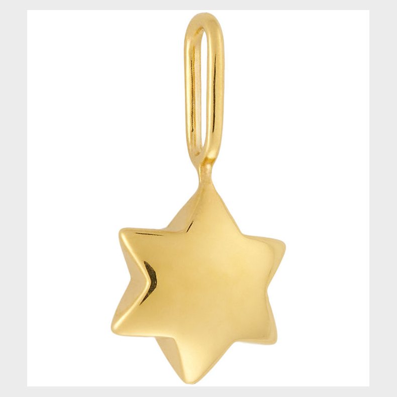 Design Letters Vedhng - Darling - Stjerne - 18k Guldbelagt