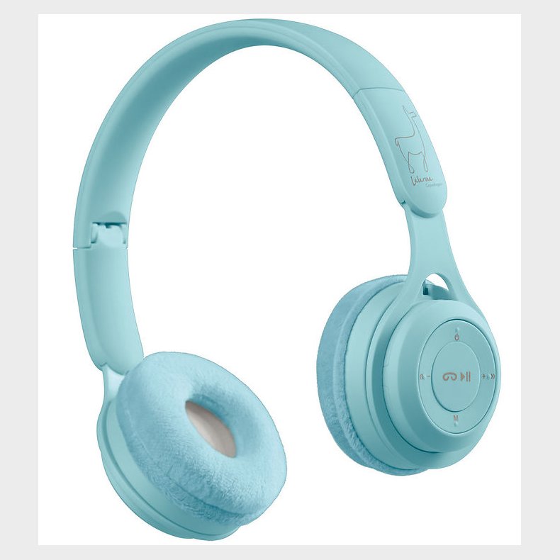 Lalarma H�retelefoner - Tr�dl�s - 85db - Blue Pastel