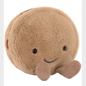 Jellycat Bamse - 12x10 cm - Amuseables Mona Macaron - Chocolate