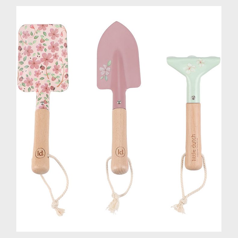 Little Dutch Haveredskaber - 3-pak - Fairy Garden - Pink