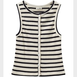 Sofie Schnoor Top - Rib - Tamiliasy - Black Striped