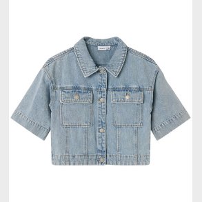 Name It Skjorte - NkfAva - Light Blue Denim