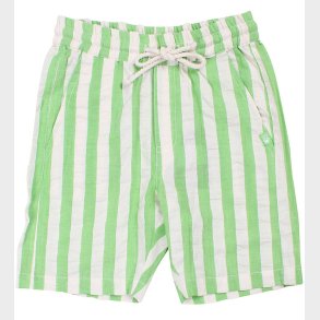 Danef Shorts - Danegorm - Searsucker - Bright Green/Chalk