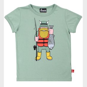 Danef T-shirt - Danebasic - Herb Green Fisk Din Ven