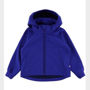 Danef Softshelljakke m. Fleece - DanEmil Brushed - Deep Blue/Re