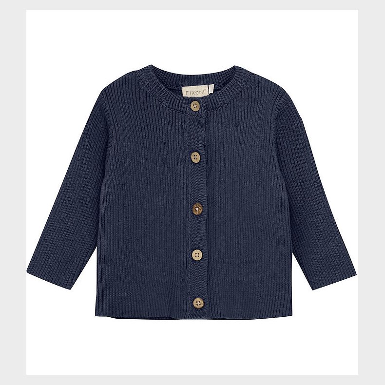 Fixoni Cardigan - Strik - Indigo Blue