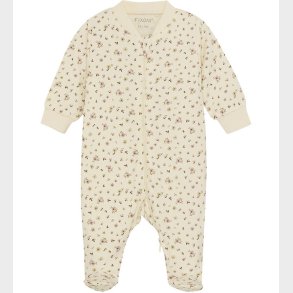 Fixoni Natdragt m/f - Shadow Gray m. Blomster