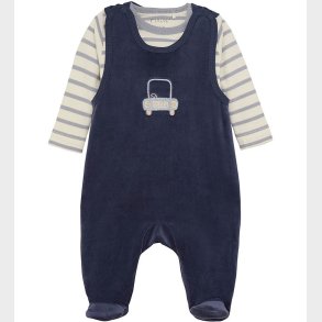 Fixoni Sparkedragt m. Body l/ - Velour - Indigo Blue