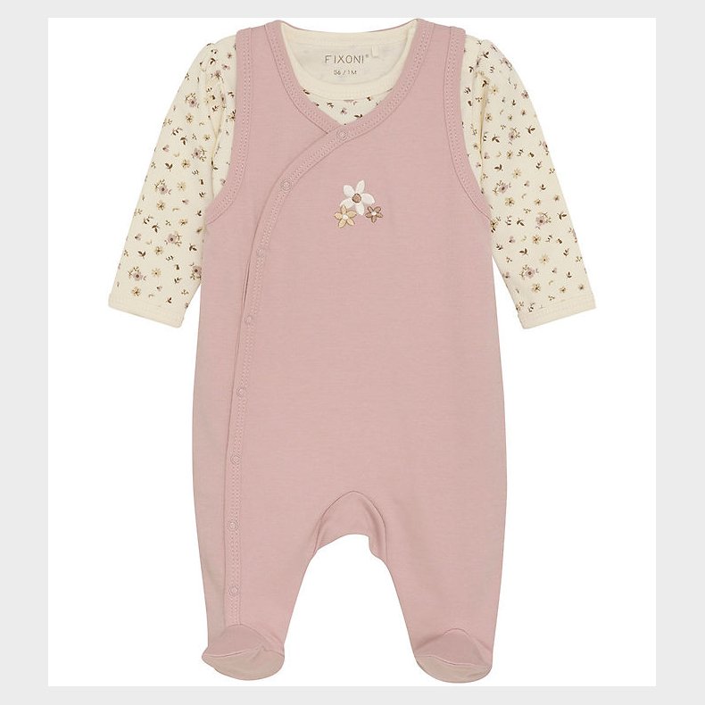 Fixoni Sparkedragt m. Body l/ - Shadow Gray