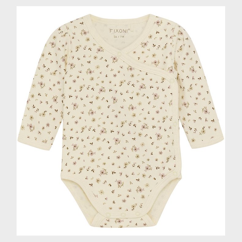 Fixoni Sl-om Body l/ - Shadow Gray m. Blomster