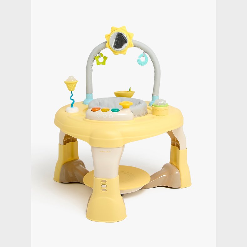 Cloudberry Castle Aktivitetscenter 3-i-1, Yellow/Beige