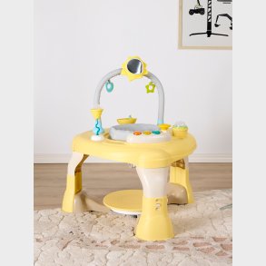 Cloudberry Castle Aktivitetscenter 3-i-1, Yellow/Beige