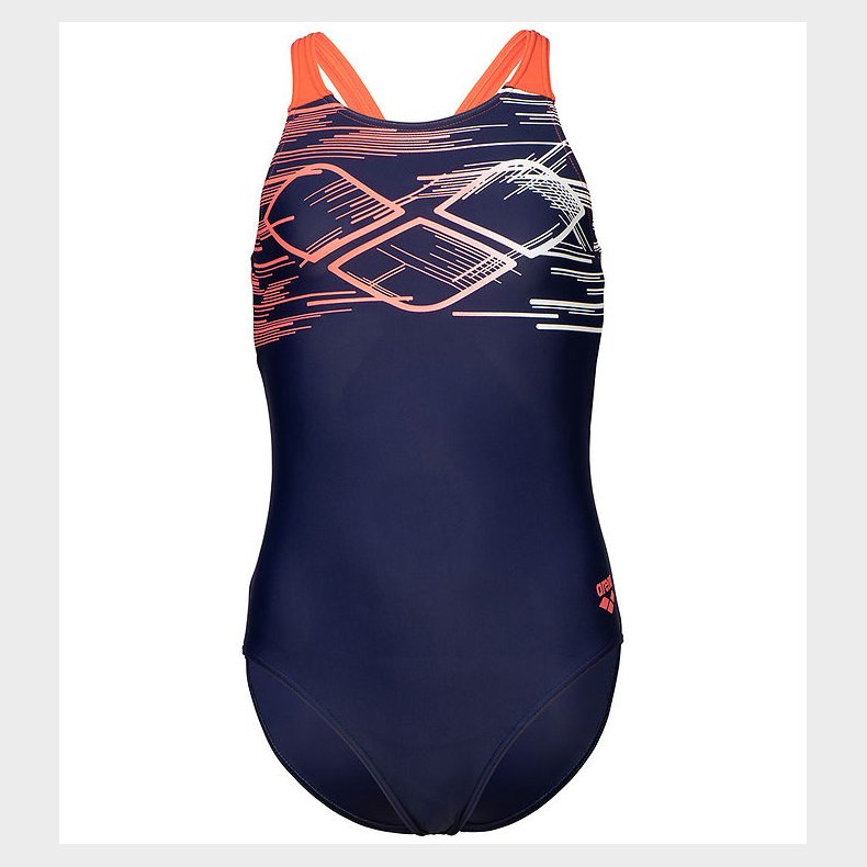 Arena Badedragt - Pastime - Navy/Calypso Coral