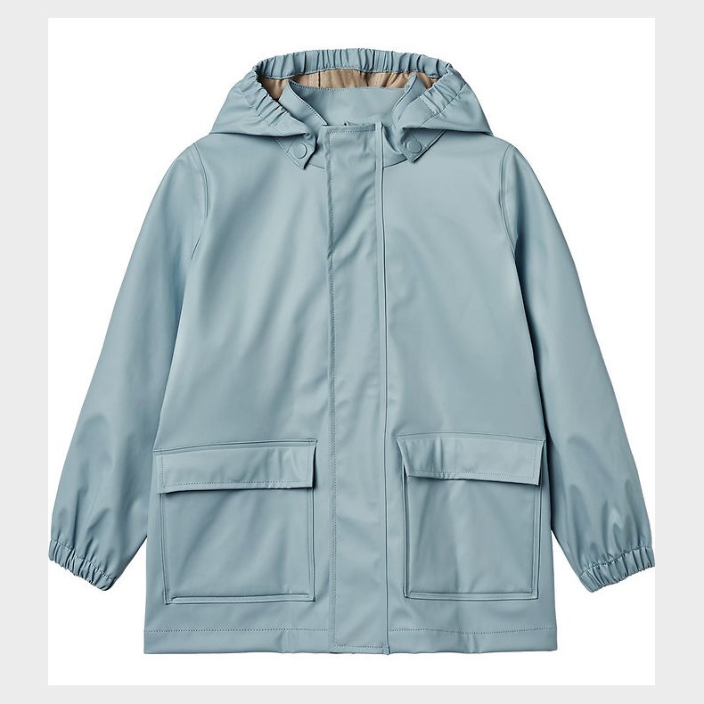 Wheat Regnjakke - PU - Ollo - Aquamarin