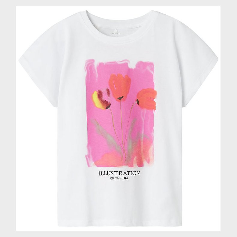 Name It T-shirt - NkfFabiala - Bright White