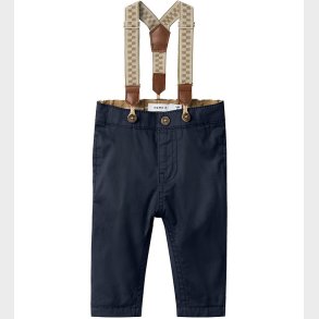Name It Bukser m. Seler - NbmRyan - Dark Sapphire