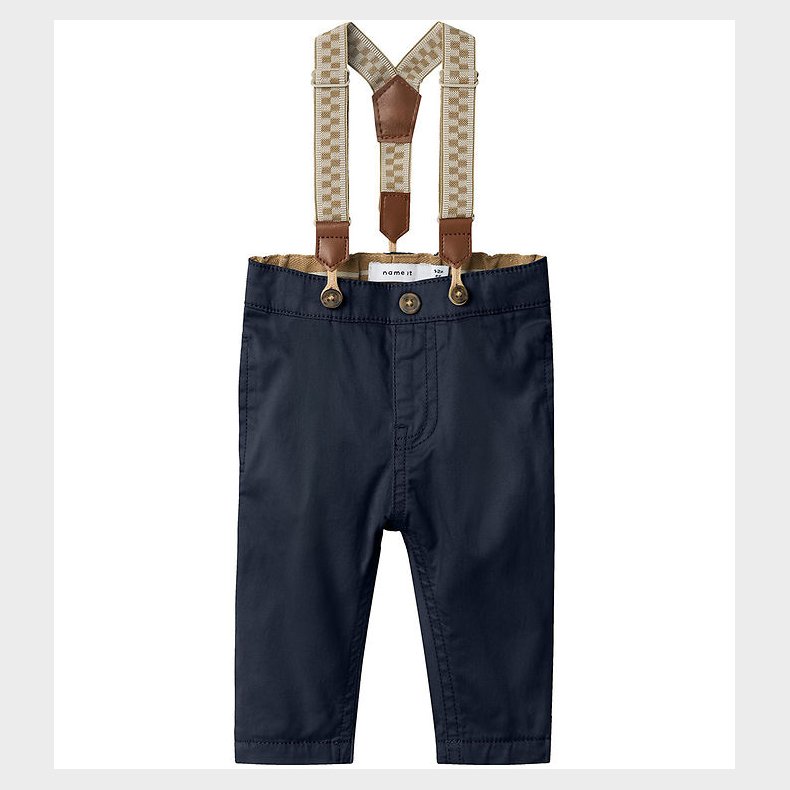 Name It Bukser m. Seler - NbmRyan - Dark Sapphire