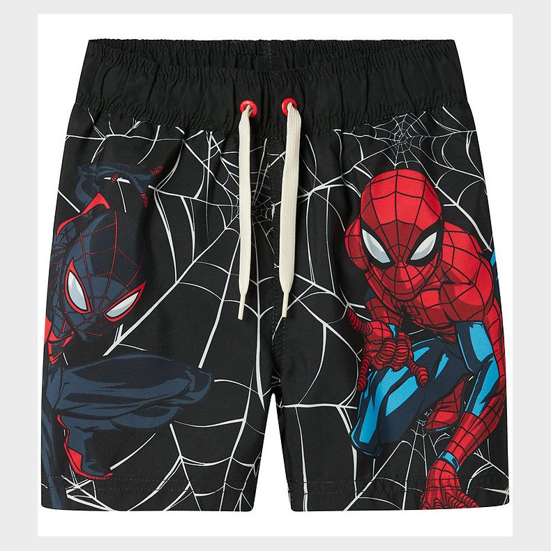 Name It Badeshorts - NmmMave - Spiderman - Sort
