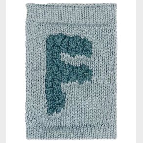 Smallstuff Strikket Bogstav - F - Bl� Alfabet
