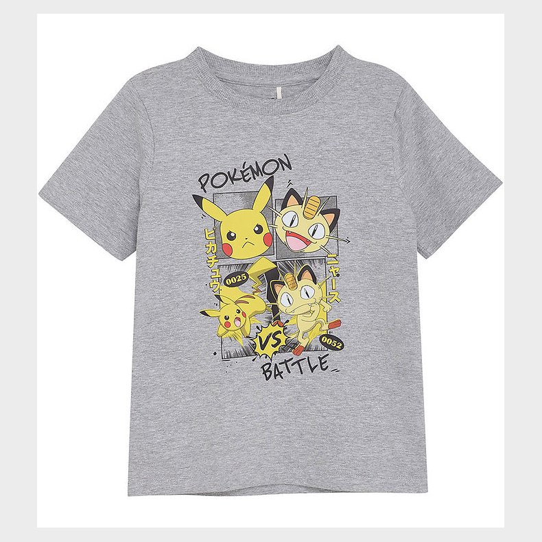 Minymo T-shirt - Pok�mon - Grey Melange