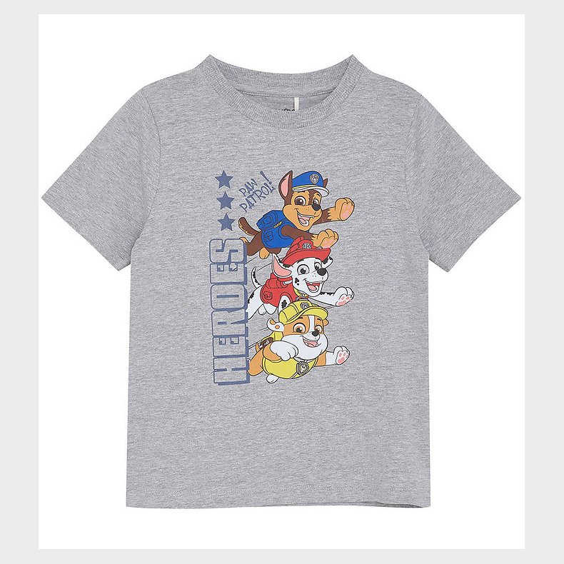 Minymo T-shirt - Paw Patrol - Grey Melange