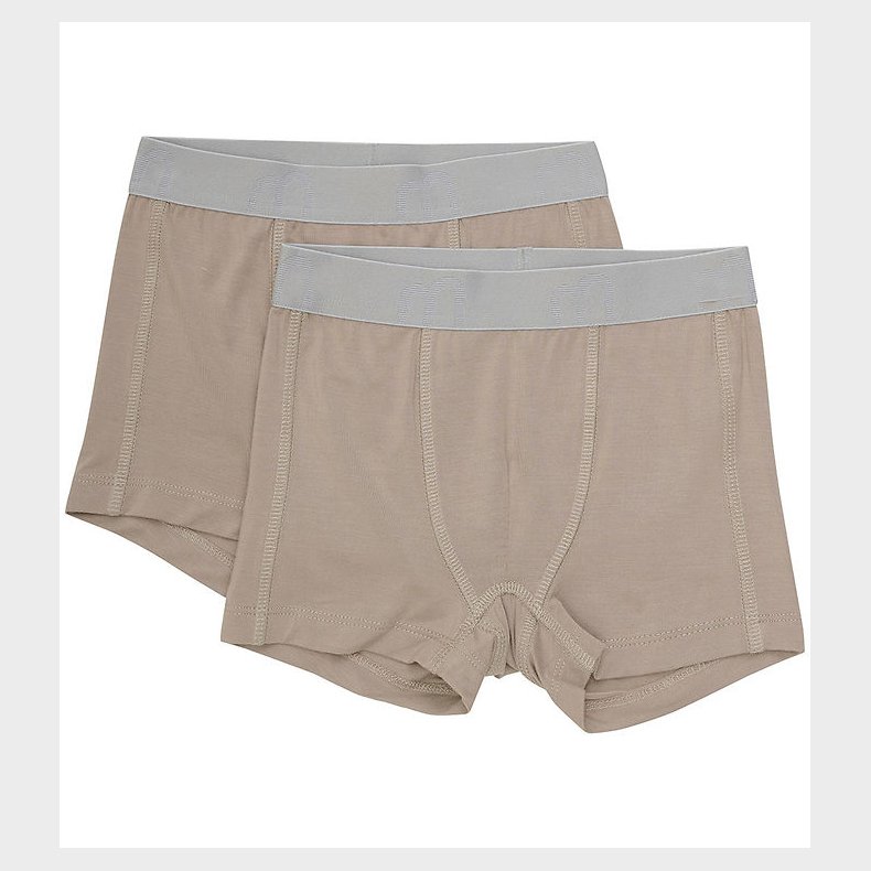 Minymo Boxershorts - 2-pak - Viskose - Simply Taupe