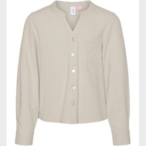 Vero Moda Girl Skjorte - VmMymilo - V-Neck - Silver Lining