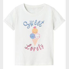 Name It T-shirt - NmfVix - Bright White