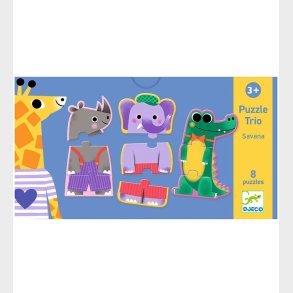 Djeco Puslespil - 24 Brikker - Savana
