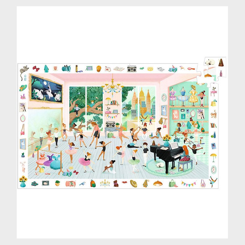 Djeco Puslespil - 100 Brikker - The Dance School