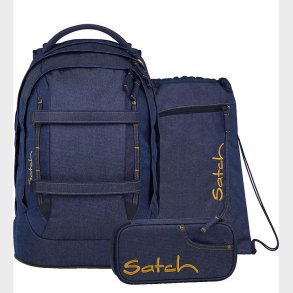 Satch Skoletaskes�t - Pack - Denim Blue