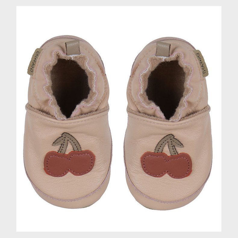 En Fant Skindfutter - Applique - Rose Dust m. Kirsebr