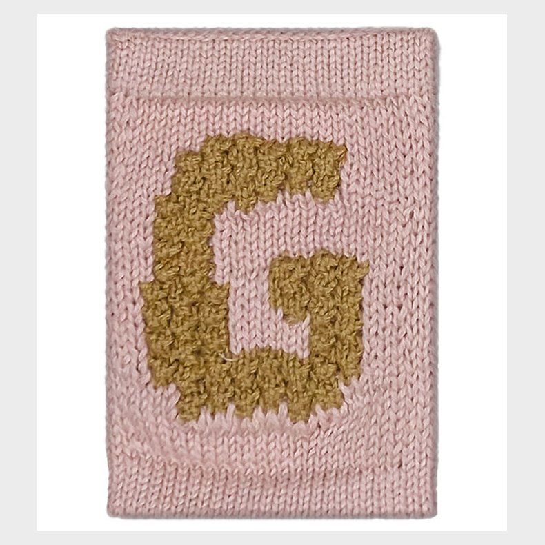 Smallstuff Strikket Bogstav - G - Rosa Alfabet