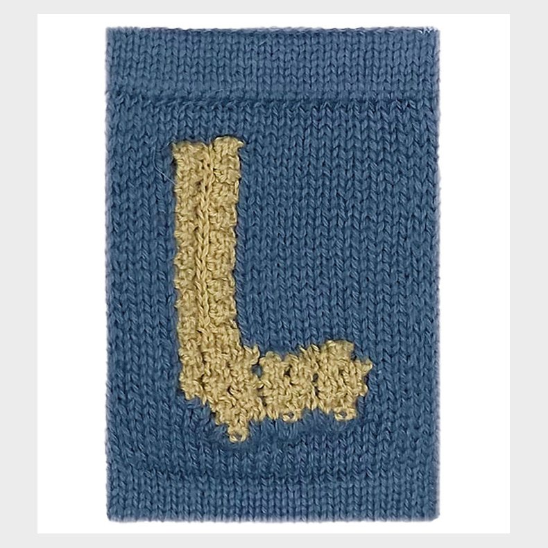 Smallstuff Strikket Bogstav - L - Bl� Alfabet