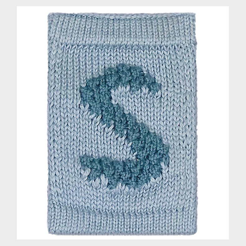 Smallstuff Strikket Bogstav - S - Bl� Alfabet