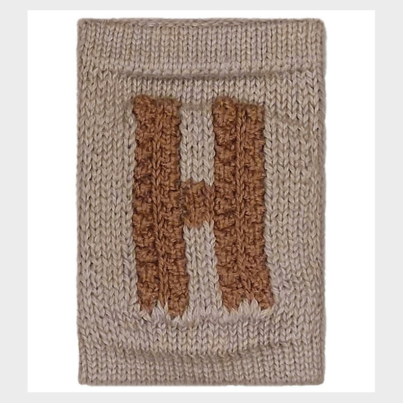 Smallstuff Strikket Bogstav - H - Rosa Alfabet