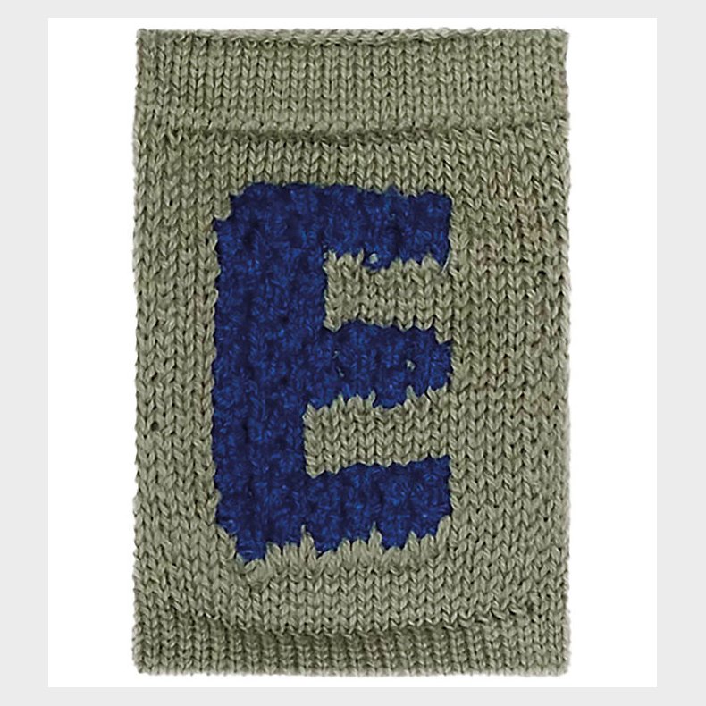 Smallstuff Strikket Bogstav - E - Bl� Alfabet