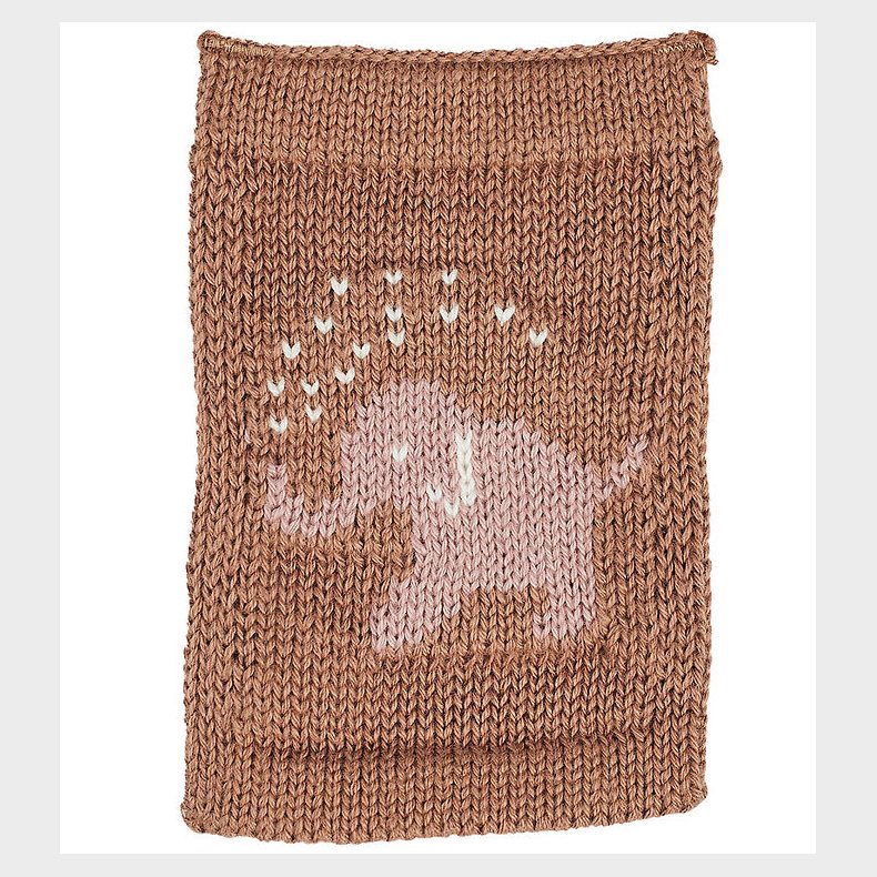Smallstuff Strikket Flag - Elefant - Rosa Motiv