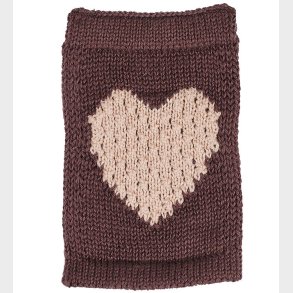 Smallstuff Strikket Flag - Hjerte - Rosa Motiv