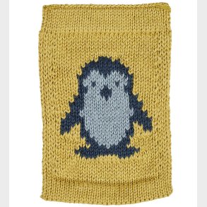 Smallstuff Strikket Flag - Pingvin - Bl� Motiv