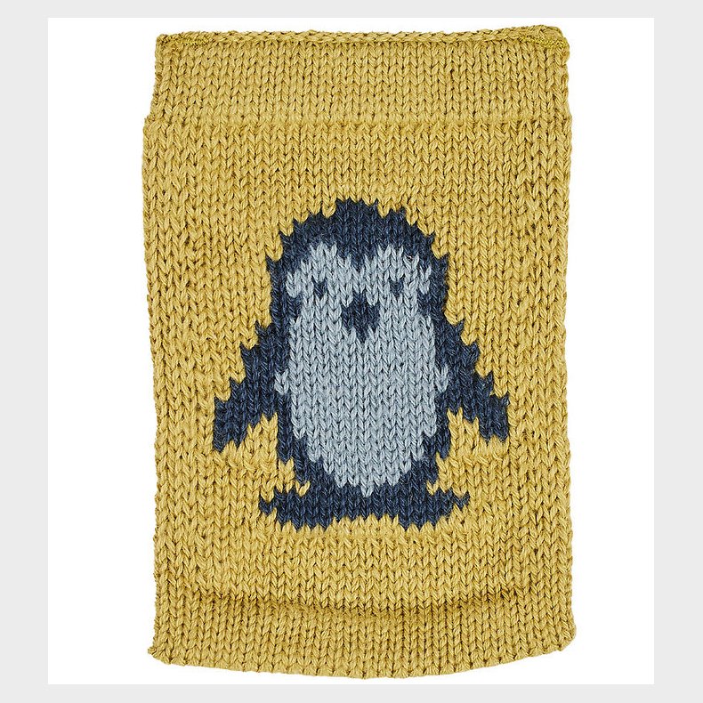 Smallstuff Strikket Flag - Pingvin - Bl� Motiv