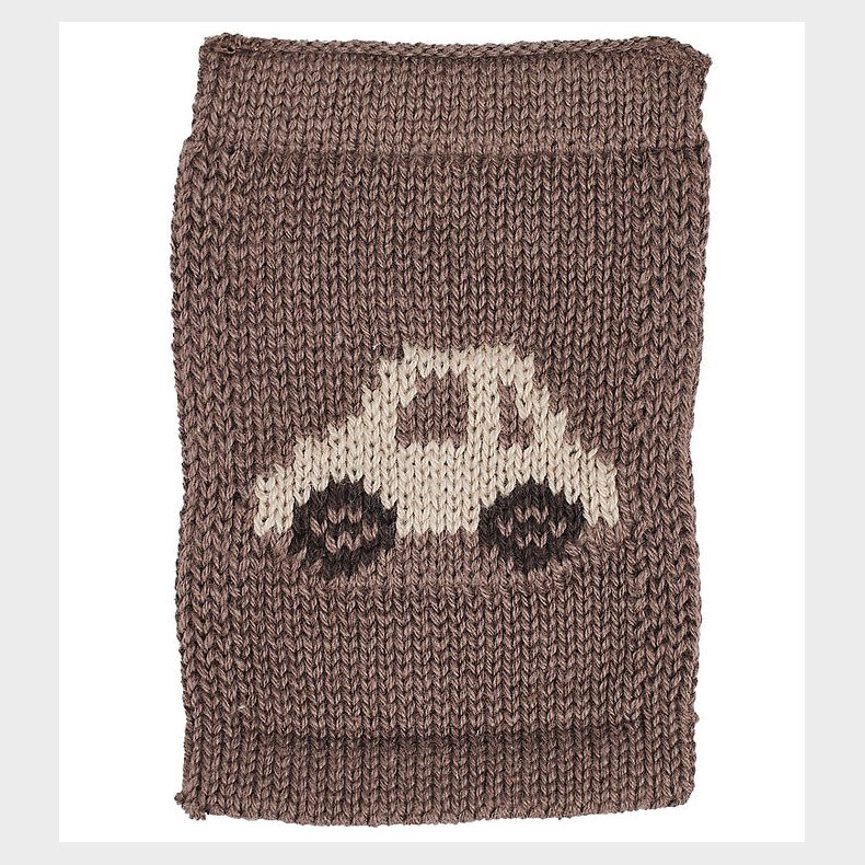 Smallstuff Strikket Flag - Bil - Natur Motiv